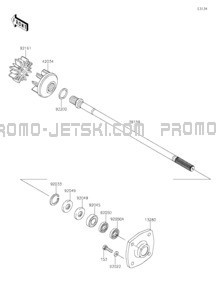 Drive Shaft pour Kawasaki 2021 JET SKI® ULTRA® 310X