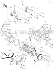 Super Charger pour Kawasaki 2021 JET SKI® ULTRA® 310X