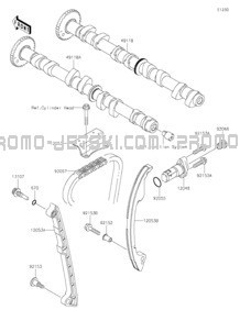 Camshaft(s) Tensioner pour Kawasaki 2021 JET SKI® ULTRA® LX