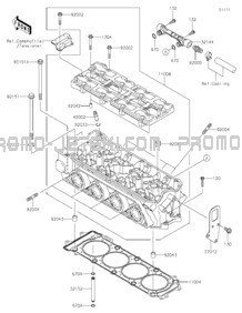 Cylinder Head pour Kawasaki 2021 JET SKI® ULTRA® LX