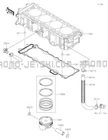 Cylinder Piston(s) pour Kawasaki 2021 JET SKI® ULTRA® LX