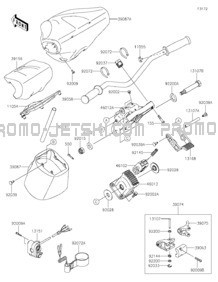 Handlebar pour Kawasaki 2021 JET SKI® ULTRA® LX