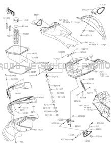 Hull Front Fittings pour Kawasaki 2021 JET SKI® ULTRA® LX