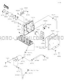 Intake Silencer pour Kawasaki 2021 JET SKI® ULTRA® LX