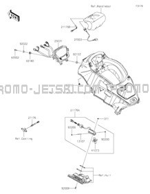 Meters pour Kawasaki 2021 JET SKI® ULTRA® LX