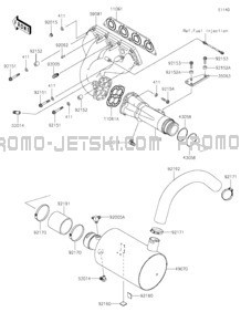 Muffler(s) pour Kawasaki 2021 JET SKI® ULTRA® LX