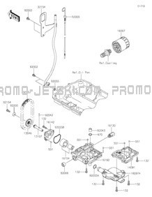 Oil Pump pour Kawasaki 2021 JET SKI® ULTRA® LX