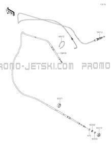 Cables pour Kawasaki 2022 JET SKI® SX-R