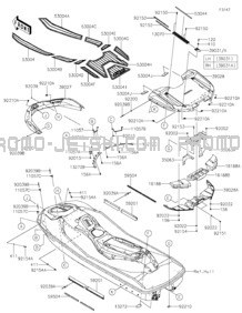 Pads pour Kawasaki 2022 JET SKI® ULTRA® 310LX