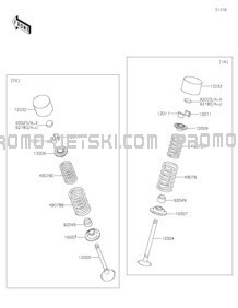 Valve(s) pour Kawasaki 2022 JET SKI® ULTRA® 310LX-S