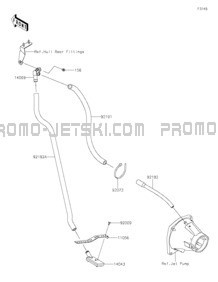 Bilge System pour Kawasaki 2022 JET SKI® ULTRA® 310X