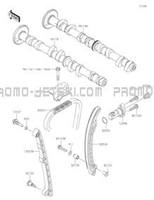 Camshaft(s) Tensioner pour Kawasaki 2022 JET SKI® ULTRA® 310X