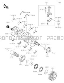 Crankshaft pour Kawasaki 2022 JET SKI® ULTRA® 310X