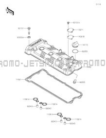 Cylinder Head Cover pour Kawasaki 2022 JET SKI® ULTRA® 310X