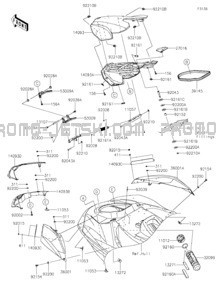 Hull Front Fittings pour Kawasaki 2022 JET SKI® ULTRA® 310X