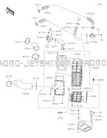 Inter Cooler pour Kawasaki 2022 JET SKI® ULTRA® 310X