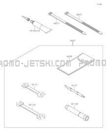 Owner's Tools pour Kawasaki 2022 JET SKI® ULTRA® 310X