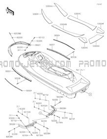 Pads pour Kawasaki 2022 STX 160