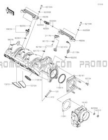 Throttle pour Kawasaki 2022 STX 160