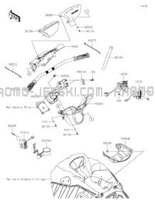 Handlebar pour Kawasaki 2022 STX 160LX