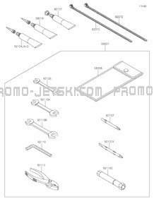 Owner's Tools pour Kawasaki 2022 STX 160LX