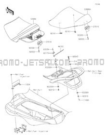 Seat pour Kawasaki 2022 STX 160LX