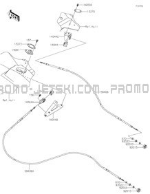 Cables pour Kawasaki 2022 STX 160X