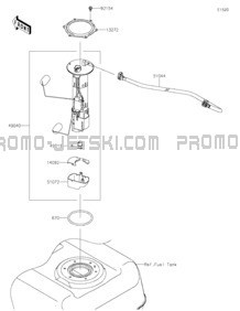 Fuel Pump pour Kawasaki 2022 STX 160X