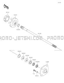 Drive Shaft pour Kawasaki 2022 Ultra LX