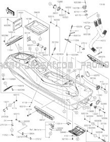 Hull pour Kawasaki 2022 Ultra LX