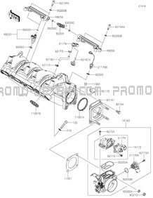 Throttle pour Kawasaki 2023 JET SKI® SX-R 160