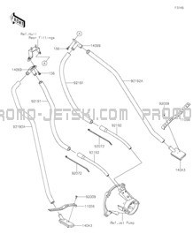 Bilge System pour Kawasaki 2023 JET SKI® ULTRA® 160LX-S