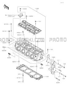 Cylinder Head pour Kawasaki 2023 JET SKI® ULTRA® 310LX