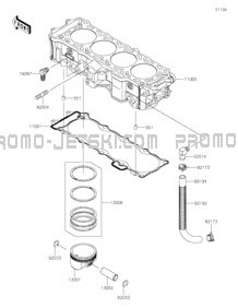 Cylinder Piston(s) pour Kawasaki 2023 JET SKI® ULTRA® 310LX