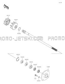 Drive Shaft pour Kawasaki 2023 JET SKI® ULTRA® 310LX