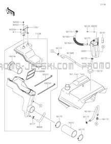 Intake Silencer pour Kawasaki 2023 JET SKI® ULTRA® 310LX