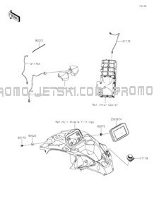 Meters pour Kawasaki 2023 JET SKI® ULTRA® 310LX