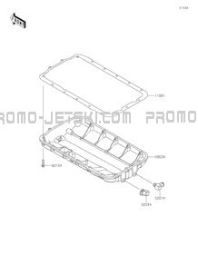 Oil Pan pour Kawasaki 2023 JET SKI® ULTRA® 310LX