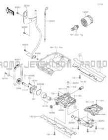 Oil Pump pour Kawasaki 2023 JET SKI® ULTRA® 310LX-S