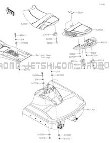 Seat pour Kawasaki 2023 JET SKI® ULTRA® 310LX-S