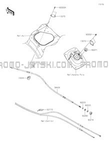 Cables pour Kawasaki 2023 JET SKI® ULTRA® 310X