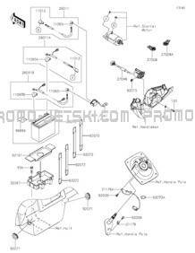 Electrical Equipment pour Kawasaki 2023 JET SKI® ULTRA® 310X