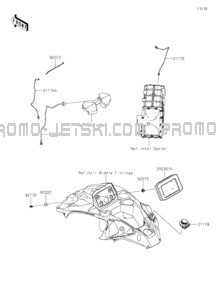 Meters pour Kawasaki 2023 JET SKI® ULTRA® 310X