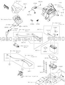 Electrical Equipment pour Kawasaki 2024 JET SKI® STX® 160