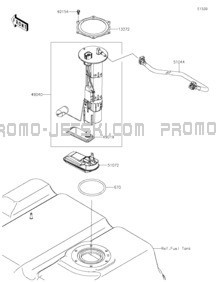 Fuel Pump pour Kawasaki 2024 JET SKI® ULTRA® 310LX