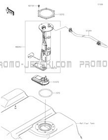 Fuel Pump pour Kawasaki 2024 Ultra 160LX